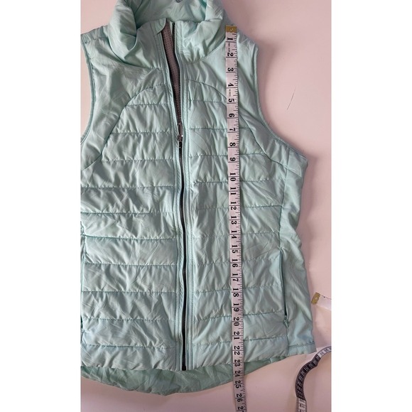 Tangerine Mint Zip-Up Puffer Vest -Size Medium - Picture 7 of 7